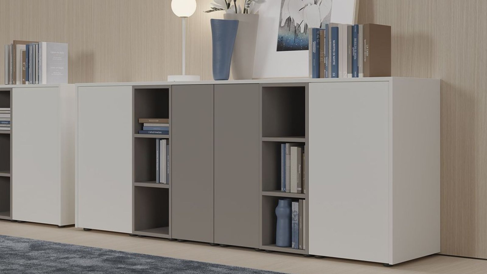 Aménagement d'intérieur sur mesure — Showroom KMS Douala